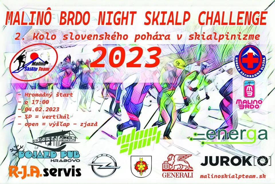 Katkin ďalší titul na Malinô Brdo Night Skialp Challenge